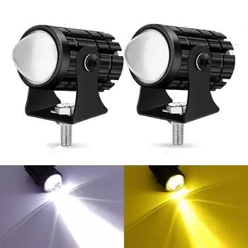 Пара светодиодных фар дальнего света 30 Вт, внешние вспомогательные противотуманные фары для квадроциклов, грузовиков, прицепов, тракторов, мотоциклов, аксессуары