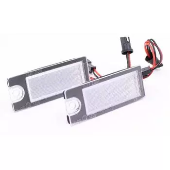 Пара светодиодных фонарей номерного знака без ошибок для S80 V70 XC70 S60 XC90