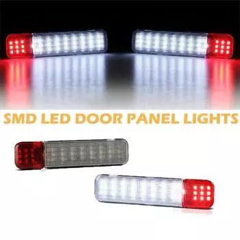 Пара светодиодных ламп подсветки двери для 1995-2007 Silverado Sierra C/K