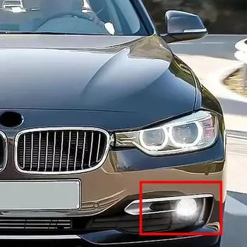 Пара светодиодных противотуманных фар для переднего бампера автомобиля, подходящих для BMW 1 серии 3 серии F20 F30 F35 2012-2020, автомобильные аксессуары, сборка противотуманных фар