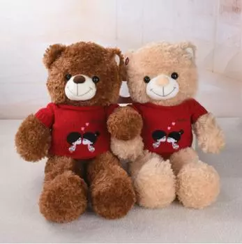 Пара свитеров-медведей куклы-60см 60cm белый