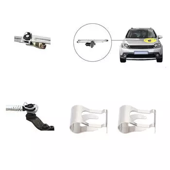 Пара тяг электродвигателя стеклоочистителя, комплект зажимов для ремонта механизма рычагов рычагов