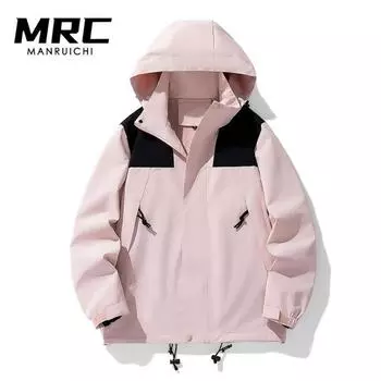 Пара уличная куртка три-в-одном съемная подкладка для мужчин и женщин для сохранения тепла и утолщенный альпинистский костюм тренч 3XL size, recommended [180-100kg]