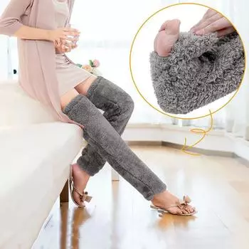 Пара упаковок утолщенных носков для согрева ног для беременных и пожилых людей, для холодных ног, зимние носки с гусиным пухом Average Size