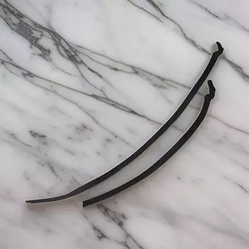 Пара уплотнителей капота стеклоочистителя переднего стекла для BMW для MINI R55-R57 с правым рулем 51132751211 51132751212 резиновый уплотнитель капота стеклоочистителя CHINA