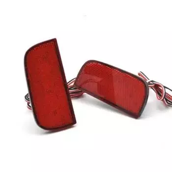 Пара задних бамперов, отражателей, стоп-сигналов, задних фонарей для Honda Civic 10th 2017 2016-2018 красный