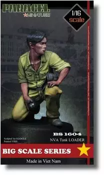 Paracel Miniature Current North Vietnam Tank Crew Loader Resin Kit BS1604 1/16