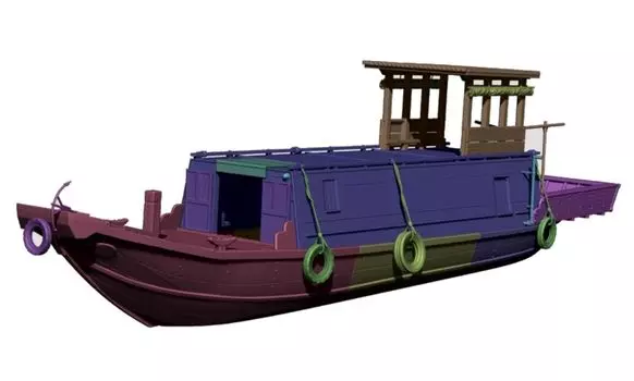 Paracel Miniatures Current Vietnam Mekong River Longboat Limited Edition Resin Unpainted Kit MINI7240 1/72 (Корабль)