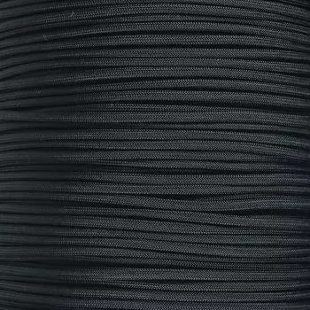 Paracord Planet 550 фунтов 7 4 мм парашютный трос - 100 паракорд, прядь, (черный) чёрный