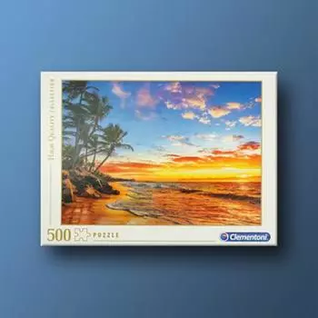 Paradise Beach 500 Piece Clementoni Jigsaw Puzzle, популярная корейская настольная игра