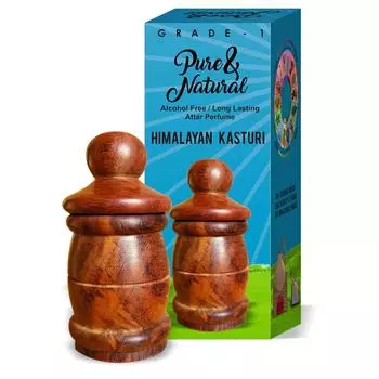 Parag Fragrances Indian Desi Attar Series (Гималайский Кастури/Деревянная упаковка 6мл)