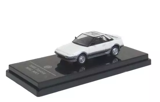 PARAGON PARA64 Toyota MR2 Mk1 AW11 1985 RHD Finished Product 1/64 White/Silver