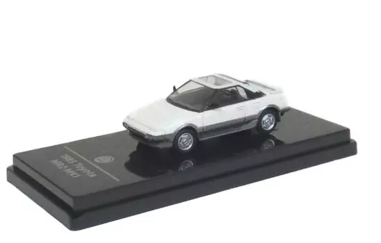 PARAGON PARA64 Toyota MR2 Mk1 AW11 1985 LHD Готовый продукт 1/64 Белый/Серебристый