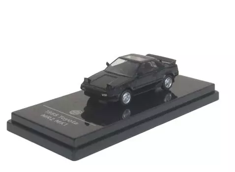 PARAGON PARA64 Toyota MR2 MK1 AW11 1985 металлик черный с правым рулем готовый продукт 1/64