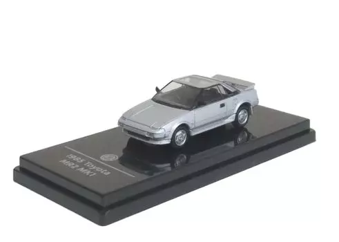PARAGON PARA64 Toyota MR2 MK1 AW11 1985 Super Silver Metallic RHD Готовый продукт 1/64