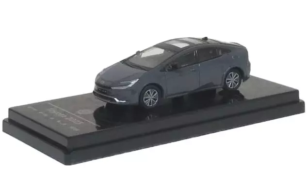 PARAGON PARA64 Toyota Prius 2023 Guardian Gray LHD Toyota совместимая модель мини-автомобиль 1/64