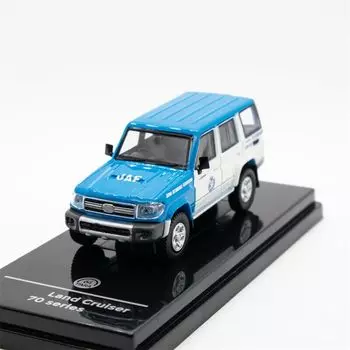 Paragon Toyota Land Cruiser LC76 JAF TOYOTA LAND CRUISER PARA 64 Мини-автомобиль 1/64 синий