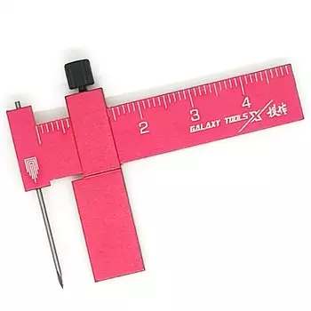 Parallel Line Sujibori Tool Plastic Model Model Gunpla Parallel Line Line Carving Streak Carving Knife Blade Marker [Cicogna] (Red)