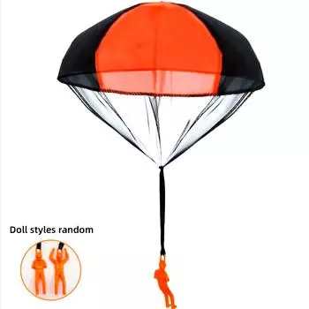 Парашютный персонаж Tangle Hand Throwing Soldier Square Outdoor Teen Flying Toy 1PCS синий