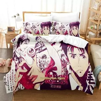 Parasyte Bedding Set Single Twin Full Queen King Size Bed Set Adult Kid Bedroom Duvetcover Sets 3D Print Anime Bed Sheet Set 70x133cm 2pcs