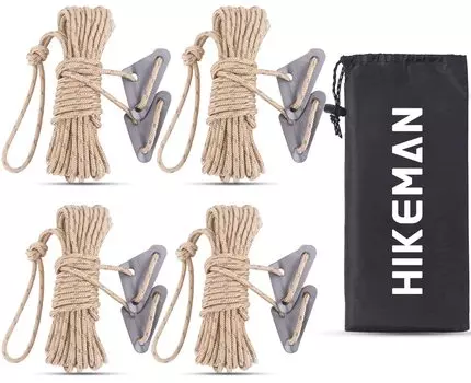 Парень раздвоенный тент брезентовый парный оттяжка светоотражающий материал алюминий гибкий длина 10 2 шт. 4 толщина 5 грузоподъемность 430 сумка для хранения в комплекте 4 веревки,