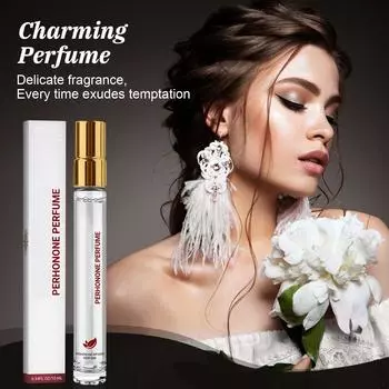 Парфюм 10 мл уникальный роскошный освежающий прохладный минималистский внешний вид портативный парфюмерный феромон феромон One Size белый