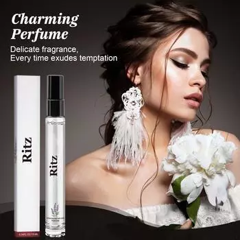 Парфюм 10 мл уникальный роскошный освежающий прохладный минималистский внешний вид портативный парфюмерный феромон феромон One size белый