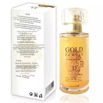 Парфюм для флирта Du Ai Gold Powder для мужчин/женщин - Luo Meng, 50 мл (144/Коробка) Men 50ml