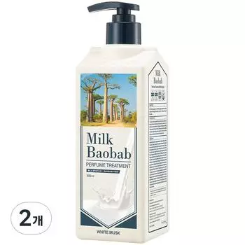 Парфюм для волос Milk Baobab с ароматом белого мускуса, 500 мл, 2 шт.