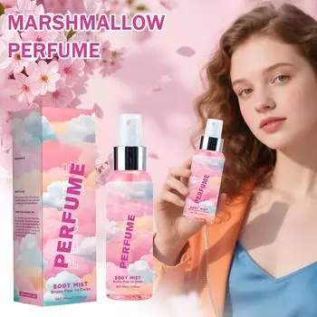 Парфюм Marshmallow, спрей для тела, стойкие сладкие духи Pray, легкие и стойкие сладкие духи, 100 мл One Size зелёный