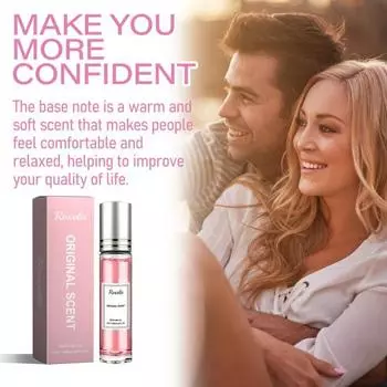 Парфюм с феромонами для мужчин и женщин, стойкий аромат на 12 часов, масляный спрей, 10 мл, романтические ноты роз, натуральные ингредиенты, духи для свиданий 10ML
