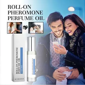 Парфюмерное масло с феромонами Стойкие духи, подходящие для Дня святого Валентина, вечеринки, музыкального фестиваля, свиданий для него 10 мл