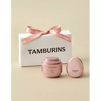 Парфюмерный крем для рук Tambourines, бальзам для губ, набор дуэтов PUMKINI ROSE WOODY
