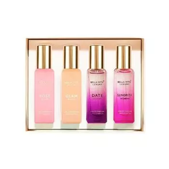 Парфюмерный подарочный набор для женщин (4 x 20 мл), Luxury Perfume Gift Set For Woman, Bella Vita