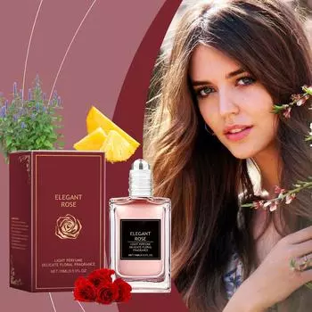 Парфюмированное масло с феромонами, стойкие духи, подходящие для Дня святого Валентина, вечеринки, музыкального фестиваля, свидания 15 мл красный