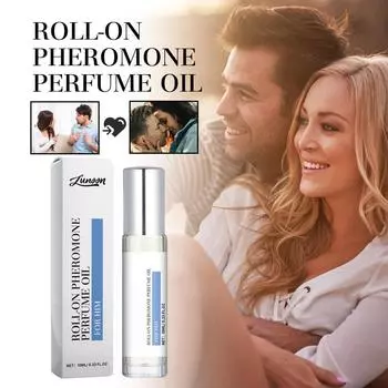 Парфюмированное масло с феромонами, стойкие духи, подходящие для Дня святого Валентина, вечеринки, музыкального фестиваля, свидания (Для Него 10мл*2)