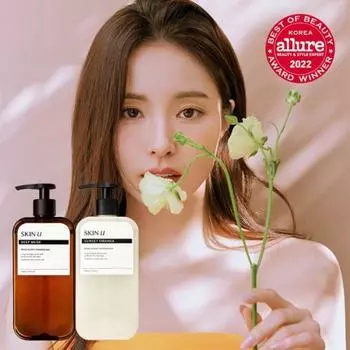 Парфюмированный гель для душа с реверберационным покрытием, масло кожи, 500 г, 6 типов на выбор, 1 древесный гель для душа, 500 г