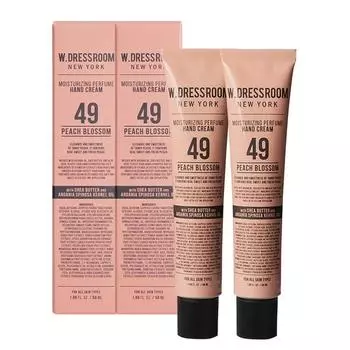 Парфюмированный крем для рук Double Udress Room NO49 Peach Blossom, 2 шт., 50мл, корейская косметика