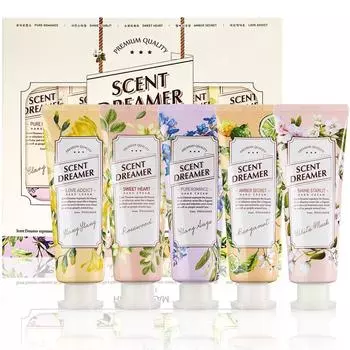 Парфюмированный крем для рук Kwailnara Scent Dreamer, подарочный набор из 5 предметов, 1 комплект