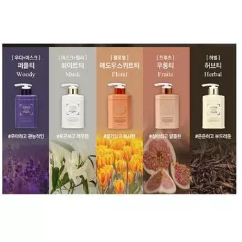 Парфюмированный лосьон для тела Teabless 480мл, Гипоаллергенный, Корейская косметика, Kbeauty, пробник FIG PEACH OOLONG TEA