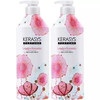 Парфюмированный ополаскиватель Kerasys Lovely Romantic Scent, 980 мл, 2 шт.