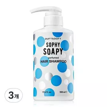 Парфюмированный шампунь для волос Duft & Doft Sophie Sophie с ароматом мыла, 500 мл, 3 шт.