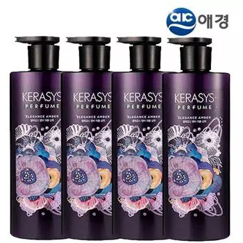 Парфюмированный шампунь Kerasys Elegance Amber, 600 мл, 4 шт.