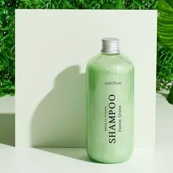 Парфюмированный шампунь с натуральным маслом Adsion (Аромат лесной зелени) 500мл