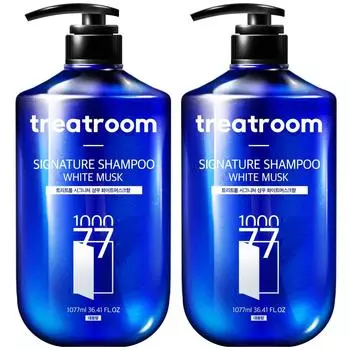 Парфюмированный шампунь Treat Room Signature с ароматом белого мускуса, 1,077 л, 2 шт.