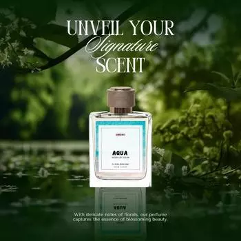 Парфюмированный спрей Aqua EDP для мужчин | Ароматные свежие пряные аккорды | Сильный и стойкий аромат | Роскошный подарок для него 100 ML