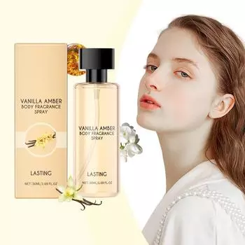 Парфюмированный спрей для тела Amber, туалетный спрей, свежие духи с фруктовыми духами, стойкие духи, легкие элегантные духи 50 мл