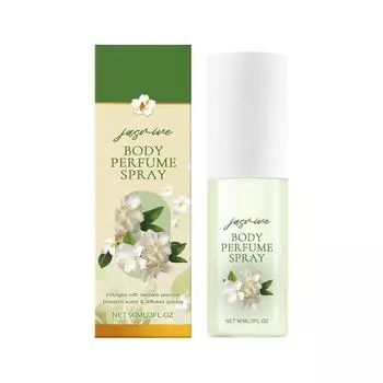 Парфюмированный спрей для тела Jasmine Fresh Elegant Moisturizing Skin Light And Fragrant Jasmine Fragrances 90 мл зелёный