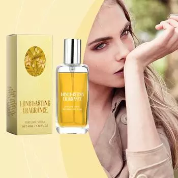 Парфюмированный спрей с ароматом цветка апельсина, стойкие ароматы, свежая влага, очаровательные ароматы, элегантный спрей, духи 45 мл One Size жёлтый