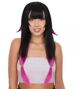 Парик аниме Wigs2you, идеальный для Хэллоуина, синтетический парик для косплея для женщин H-5973